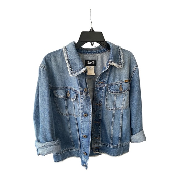 Dolce&Gabbana Distressed Jean Jacket - Picture 2 of 5